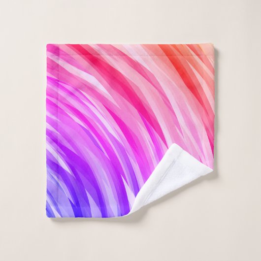 Blauw Paars roze rood Oranje geel Washandje (Wasdoekje)