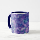 Blauw Paars Roze Uniek Cool Chic Mok (Voorkant links)