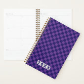 Blauw Paars Schaakbord Planner (Display)