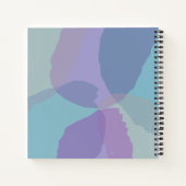  Blauw Paars Schetsenboek Notitieboek (Achterkant)