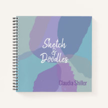  Blauw Paars Schetsenboek