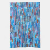 Blauw Paars Theedoek (Verticaal)