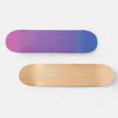 Blauw paars verloopskateboard persoonlijk skateboard (Horizontaal)