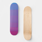 Blauw paars verloopskateboard persoonlijk skateboard (Voorkant)