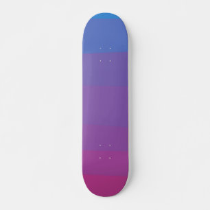 Blauw paars verloopskateboard persoonlijk skateboard
