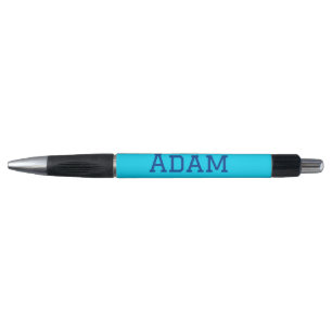 Blauw paars voeg naam tekst toe terug naar school pen