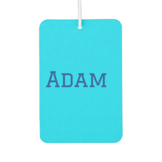 Blauw paars voegt naamtekst terug naar schoolberic luchtverfrisser