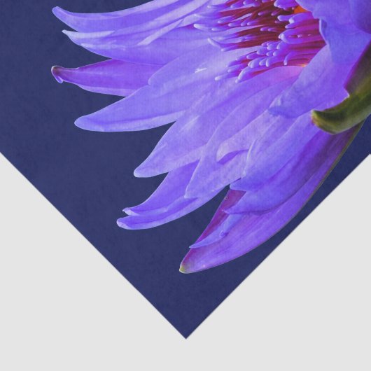 Blauw Paars watersliftpapier Gift Wrap Tissuepapier (Detail)