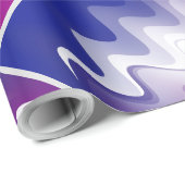 Blauw paars wit cadeaupapier (Rol Hoek)