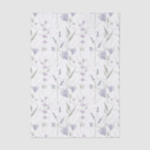 Blauw Paarse Aquarel Wilde Bloem