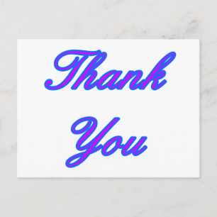 Blauw Paarse Bedankt Ontwerp het MUSEUM Zazzle GIF Briefkaart