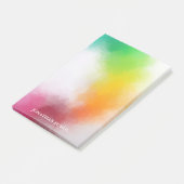 Blauw Paarse Groen Rood Sinaasappel Geel Elegant M Post-it® Notes (Schuin)