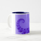 Blauw Paarse Hart Mok (Voorkant links)