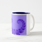 Blauw Paarse Hart Mok (Voorkant rechts)