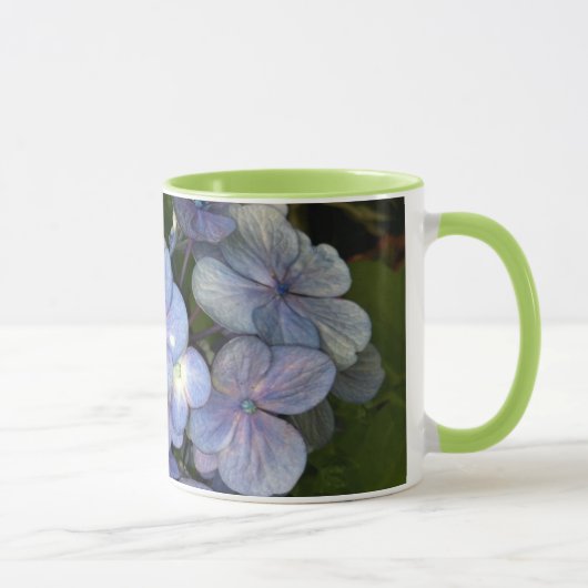 Blauw Paarse Hortensia Mok (Rechts)