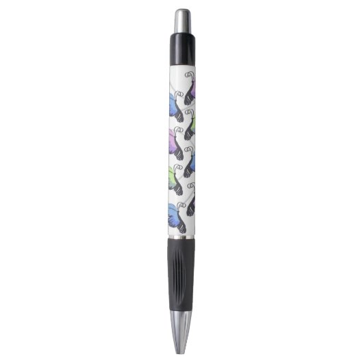 Blauw Paarse Kladvlinders Pen (Voorkant Verticaal)