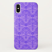 Blauw Paarse  ontwerp Case-Mate iPhone Case (Achterkant)
