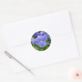 Blauw/Paarse Pansy Sticker (Envelop)
