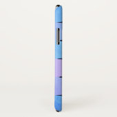 Blauw Paarse & Roze Cirkels Monogram Case-Mate iPhone Case (Achterkant / rechts)