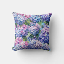 Blauw Paarse Roze Hydrangea Patroon