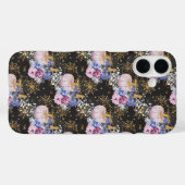 BLAUW PAARSE ROZE WITTE HALLOWEEN POMPOENEN Case-Mate iPhone CASE (Achterkant (horizontaal))