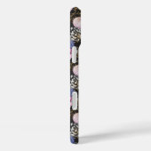 BLAUW PAARSE ROZE WITTE HALLOWEEN POMPOENEN Case-Mate iPhone CASE (Achterkant / Rechts)