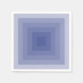 Blauw Paarse vierkante geometrische Servetten (Voorkant)