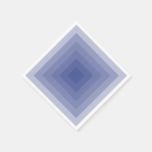 Blauw Paarse vierkante geometrische Servetten (Hoek)