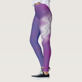 Blauw paarse wit leggings (Links)