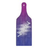 Blauw paarse wit snijplank (Voorkant)