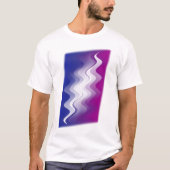 Blauw paarse wit t-shirt (Voorkant)