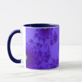 Blauw Paarse Zeepaard Kudde Mok (Links)