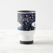 Blauw, Paarse & Zwart Abstract w Brushstrokes & Na Reisbeker (Center)