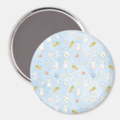 Blauw Paaspatroon Magneet (Voorkant / Achterkant)