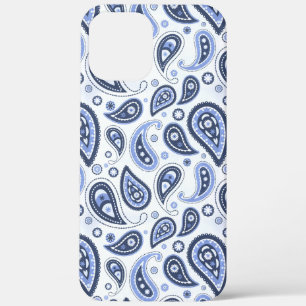 Blauw paisley patroon Case-Mate iPhone case