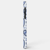 Blauw Paisley Patroon Case-Mate iPhone Case (Achterkant/links)