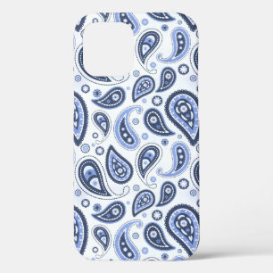 Blauw Paisley Patroon Case-Mate iPhone Case