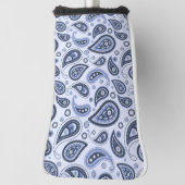Blauw Paisley Patroon Golfheadcover (Draai 90)
