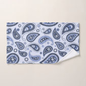 Blauw Paisley Patroon Handdoek (Handdoek)