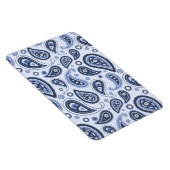 Blauw Paisley Patroon Magneet (Rechterzijde)