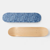 Blauw Paisley Skateboard (Horizontaal)