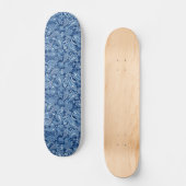 Blauw Paisley Skateboard (Voorkant)