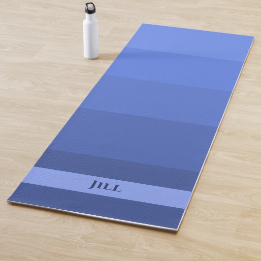 Blauw Palet 2-zijdig Design Yoga Mat (In situ)