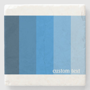 BLAUW PALETTE KLEUR SHADE SOLID STRIPES POEDER NAV STENEN ONDERZETTER