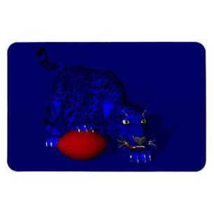 Blauw panter magneet