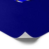 Blauw panter poster (Hoek)