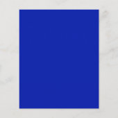 Blauw (Pantone) (effen kleur) Flyer (Voorkant)