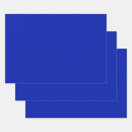 Blauw (Pantone) (effen kleur) Inpakpapier Vel (Set)