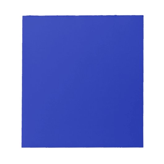 Blauw (Pantone) (effen kleur) Notitieblok (Voorkant)