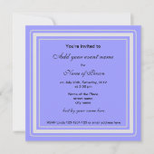 blauw pantserblad alle feestdagen kaart (Voorkant)